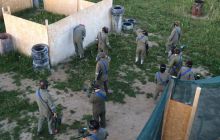 Zdjęcia ze strzelaniny na kulki z farbą