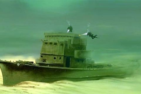 Nurkowanie wrakowe Ślązak / Groźny