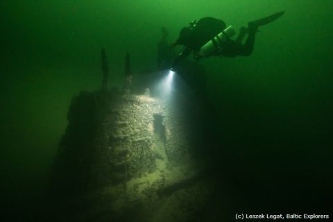 Nurkowanie wrakowe Trałowiec/Ślązak