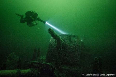 Nurkowanie wrakowe Trałowiec/Ślązak