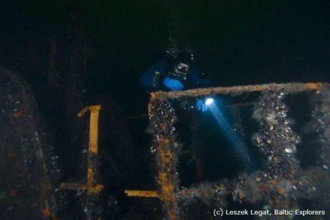 Nurkowanie wrakowe Trałowiec/Ślązak
