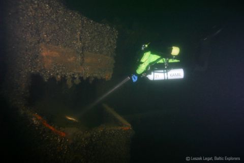 Nurkowanie wrakowe Trałowiec/Ślązak