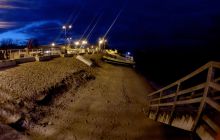 Nurkowanie nocne obok mola w Mechelinkach