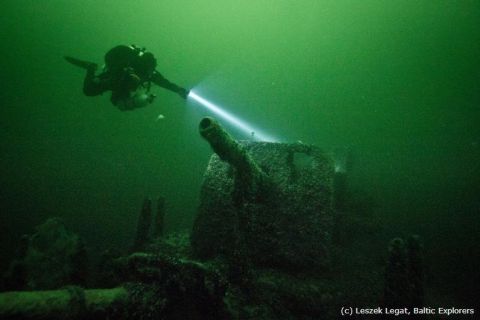 Nurkowanie wrakowe Trałowiec/Kuter Jastarnia