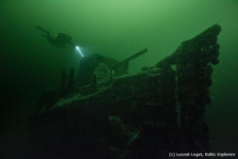 Nurkowanie wrakowe Trałowiec/Kuter Jastarnia