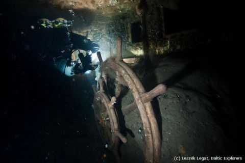 Nurkowanie wrakowe Trałowiec/Kuter Jastarnia