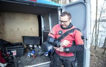 Nurkowanie Ścianka Wdzydze Kaszuby