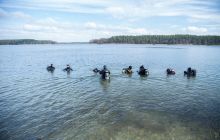 Nurkowanie Ścianka Wdzydze Kaszuby