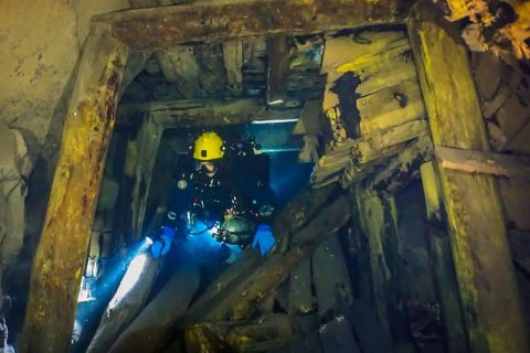 Nurkowanie w Sztolni Kowary