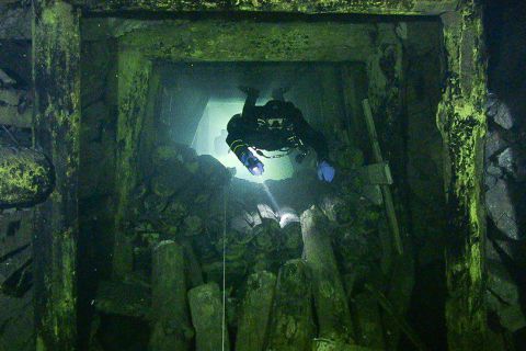 Nurkowanie w Sztolni Kowary