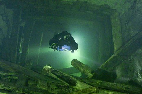 Nurkowanie w Sztolni Kowary