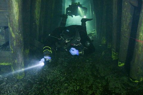 Nurkowanie w Sztolni Kowary