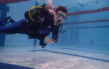 Nurkowe na Basenie MOSiR-u na Chełmie 