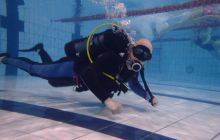 Nurkowe na Basenie MOSiR-u na Chełmie 