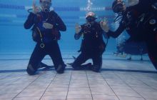 Nurkowe na Basenie MOSiR-u na Chełmie 