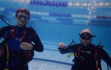 Nurkowe na Basenie MOSiR-u na Chełmie 