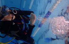 Nurkowe na Basenie MOSiR-u na Chełmie 