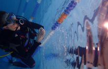 Nurkowe na Basenie MOSiR-u na Chełmie 