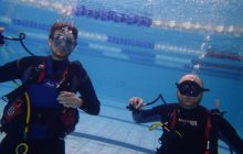 Nurkowe na Basenie MOSiR-u na Chełmie 