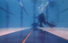 Nurkowe na Basenie MOSiR-u na Chełmie 