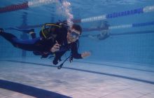 Nurkowe na Basenie MOSiR-u na Chełmie 