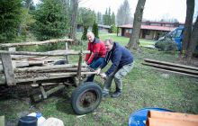 Zdjęcia z prac remontowych w Chmielnie