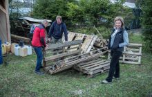 Zdjęcia z prac remontowych w Chmielnie