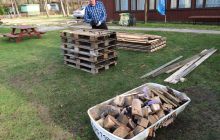 Zdjęcia z prac remontowych w Chmielnie