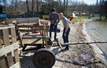 Zdjęcia z prac remontowych w Chmielnie