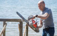 Zdjęcia z prac remontowych w Chmielnie