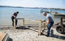 Zdjęcia z prac remontowych w Chmielnie