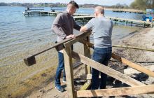 Zdjęcia z prac remontowych w Chmielnie