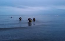 Gdynia Orłowo nocą