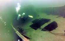 Nocne nurkowanie na wraku Bryza