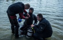 Zdjęcia z zajęć nurkowych kursu Rescue