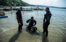 Zdjęcia z zajęć nurkowych kursu Rescue