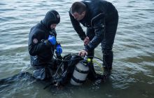 Zdjęcia z zajęć nurkowych kursu Rescue