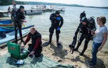 Zdjęcia z zajęć nurkowych kursu Rescue