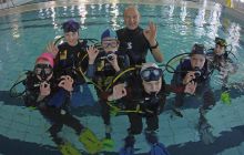 Zdjęcia z zajęć basenowych dla dzieci