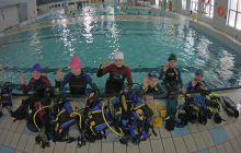 Zdjęcia z zajęć basenowych dla dzieci