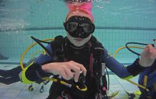 Zdjęcia z zajęć basenowych dla dzieci