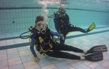 Zdjęcia z zajęć basenowych dla dzieci