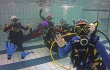 Zdjęcia z zajęć basenowych dla dzieci