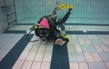 Zdjęcia z zajęć basenowych dla dzieci