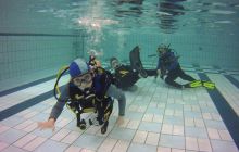 Zdjęcia z zajęć basenowych dla dzieci