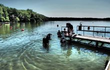 <p>Pojedyncza lekcja nurkowania z instruktorem nad jeziorem</p>
