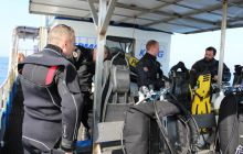 Zdjęcia z wyjazdu na wraki Abilla, Groźny, Delfin