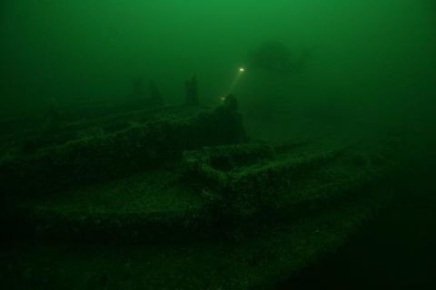 Nurkowanie wrakowe Delfin + Groźny