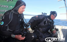 Wypłynięcie na Wraki Ślązak ORP 304, Delfin 22 kwietnia 2018