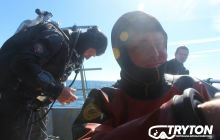 Wypłynięcie na Wraki Ślązak ORP 304, Delfin 22 kwietnia 2018